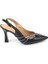 Wzy 02814 8,5 cm Topuklu Kadın Arkası Açık Stiletto Ayakkabı 2