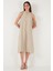 Regular Fit Halter Yaka Midi Boy Elbise Bayan Elbise 67810049 4