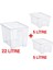 3 Adet Saklama Kutusu (39 x 28 x 28 cm ve 28 x 20 x 14 cm ) Ikea 3'lü Set Kapaklı Düzenleme Kabı Düzenleyici 1