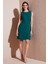 Standart Fit Kemerli Bisiklet Yaka Mini Elbise Kadın Elbise 611EL1964 1
