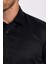 Modern Slim Fit Uzun Kol Düz Erkek Gömlek 4