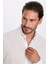 Slim Fit Uzun Kol Keten Premium Seri Düğmeli Yaka Spor Gömlek 3