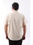 Kısa Kol Bej-Beyaz Pamuk Erkek Gömlek KK-8050-TSS 3