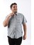 Kısa Kol Ekose Pamuklu Erkek Gömlek KK-8061-TSS 5