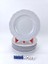 Kenarları Kendinden Desenli 22 cm Lila Yemek Tabağı 6 Lı 1