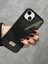 iPhone 15 Uyumlu Elmas Pırlanta Taşlı Siyah Kılıf 4