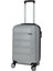3'lü Valiz Seti ABS Valiz 4x2 Teker Gri 1451 8