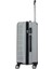3'lü Valiz Seti ABS Valiz 4x2 Teker Gri 1451 7