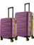 Orta Ve Kabin Boy 2'li Valiz Seti 4x2 Teker Pembe 1164 1