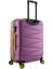 Orta Ve Kabin Boy 2'li Valiz Seti 4x2 Teker Pembe 1164 3