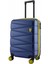 Kabin Boy Valiz 4x2 Teker Mavi 1164 1