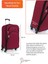 Kabin Boy 4 Teker Kumaş Valiz Bordo 1081 3
