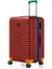Orta Boy %100 Polikarbon Valiz 4x2 Teker Bordo 1088 1