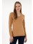 Kadın Camel Melanj Kazak /Triko 50293542-VR122 1