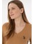 Kadın Camel Melanj Kazak /Triko 50293542-VR122 2