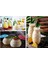 - Limonata Bardak Seti , Soğuk Kahve Bardağı , Milkshake Bardağı , Meşrubat Bardağı Ananas Tasarım 550 ml Bardak 1