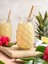 - Limonata Bardak Seti , Soğuk Kahve Bardağı , Milkshake Bardağı , Meşrubat Bardağı Ananas Tasarım 550 ml Bardak 3