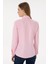 Kadın Pembe Gömlek Basic 50297002-VR041 5