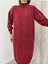 Dıe&more Kadın Batik Yıkamalı Oversize Uzun Kollu Bol Triko Elbise 3