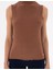 Kadın Kahverengi Slim Fit Örme Bluz 50301493-VR029 6