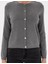 Kadın Gri Melanj Slim Fit Triko Hırka 50299413-VR086 6
