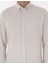 Erkek Bej Slim Fit Çizgili Uzun Kollu Gömlek 50301583-VR011 6