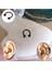 % 100 316 L Cerrahi Çelik Top Uçlu Mini At Nalı /c Piercing -Halka Çapı 6 mm / Top Çapı 3 Mm/1 Adet 1