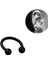 % 100 316 L Cerrahi Çelik Top Uçlu Mini At Nalı /c Piercing -Halka Çapı 6 mm / Top Çapı 3 Mm/1 Adet 2