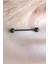 %100 316 L Cerrahi Çelik Dil Piercingi -Bar Uzunluğu 16mm- 1 Adet 3