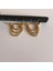 %100 Cerrahi Çelik Gold Üç Zincirli Nipple Piercing 14 Mm( 1 Adet) 2
