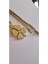 % 100 316 L Cerrahi Çelik Yonca Kolye-Zincir Uzunluğu : 60 cm 4