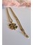 % 100 316 L Cerrahi Çelik Yonca Kolye-Zincir Uzunluğu : 60 cm 5