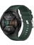 Huawei Watch Gt 2e ile Uyumlu Kordon Tam Uyumlu Geçmeli Pimli Silikon Kordon Kayış 1