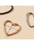 Cerrahi Çelik Ince Kalp Piercing/hızma - Kalınlık 0,8 mm - 1 Adet 5