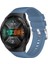 Huawei Watch Gt 2e ile Uyumlu Kordon Tam Uyumlu Geçmeli Pimli Silikon Kordon Kayış 1