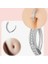 %100 316 L Cerrahi Çelik Zirkon Taşlı Curved Clicker Belly Piercing /göbek Piercingi - 1 Adet 1