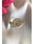 Cerrahi Çelik Kristal Taş Daire Memeucu Piercing /nipple Piercing /bar 17MM/DAIRE Içi 12MM/ 1 Adet 3
