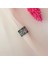 Etnik 9 mm Pirinç Antik Gümüş Halka Sıkıştırma Piercing / Earcuff - Tek Adet 3