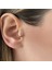 Cerrahi Çelik Barlı Helix Tragus Kiraz Piercing - Bar Uzunluğu 6 Mm, Bar Kalınlığı 1 mm 1