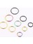 316 L Cerrahi Çelik Halka Piercing - Halka Çapı 8 mm (Orta Boy) 1 Adet 5