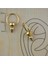 %100 316 L Cerrahi Çelik Sarkaç Halka Piercing Küpesi / Piercing Takısı -Halka Çapı 10mm-1 Adet 1