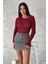 Fitilli Transparan Triko Bluz Standart Beden 113 4