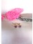 Iki Adet- %100 316 L Cerrahi Çelik Küçük Tek Taş Piercing - Bar Uzunluğu 6 Mm, Taş Çapı 3 mm 3