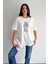 Taş Işlemeli Ayıcıklı T-Shirt Oversize %100 Pamuk Penye 405 2