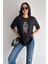 Taş Işlemeli Ayıcıklı T-Shirt Oversize %100 Pamuk Penye 405 1