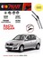 Dacia Logan Muz Silecek Takımı Araca Özel . Aparat (2004 - 2013) Arası 1