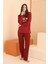 Nbb Bordo Keep Hope Alive Pijama Takımı 4