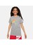 FV5346 091 Nike Sportswear Boxy 2 Çocuk Gri Günlük Spor T-Shirt 1