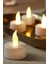 Dekoratif Alev Efektli LED Mum 4 Adet Tea Light Dekor Ambiyans LED Işıklı Dumansız Mum 1