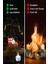 Dekoratif Alev Efektli LED Mum 4 Adet Tea Light Dekor Ambiyans LED Işıklı Dumansız Mum 4